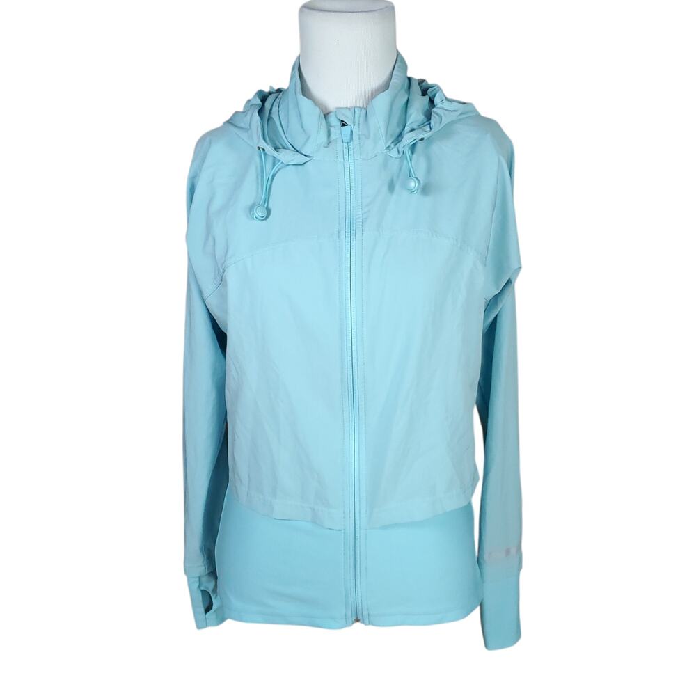 Sweaty Betty Blue Fast Track Running Jacket Yoga Running Active Gorp Sz XXS